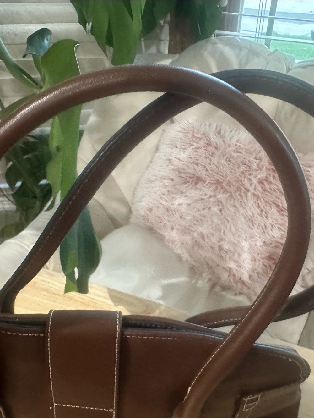 Tod's Dark Brown Leather Buckle Tote - Picture 7 of 7